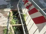 SICILIA TV (Favara) Acqua in strada e caditoria rotta in Via Mancini e Via Rapisardi