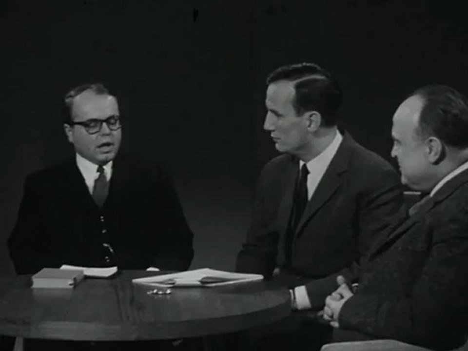 Diskussion Sebastian Haffner und Johannes Gross über Emigranten