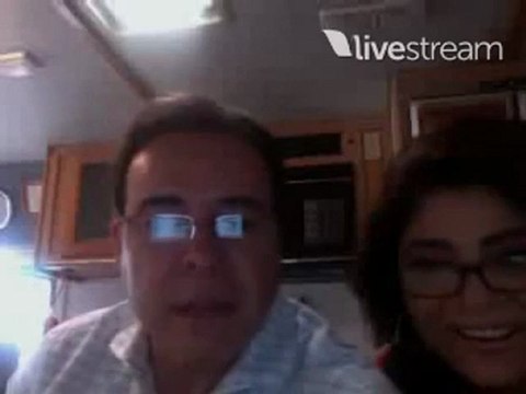 Cesar Evora & Victoria Ruffo Twittcam 20.06.11 Rusia!