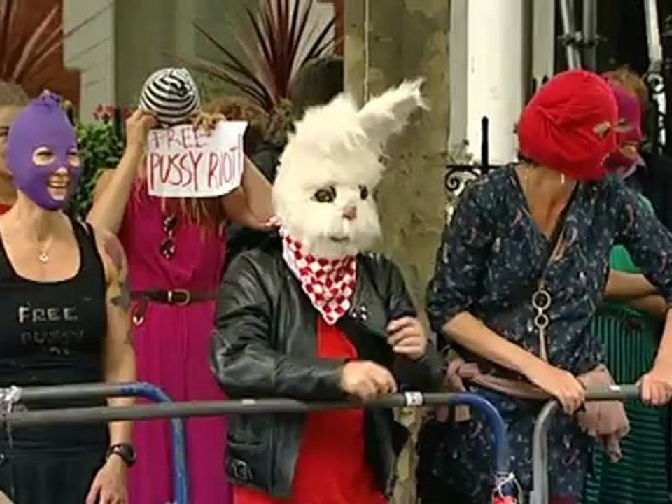 Pussy Riot: Three women jailed for hooliganism