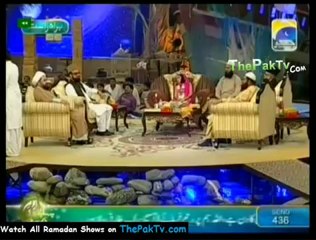 Aftar Amir Liaquat Kay Sath By Geo TV - 17th August 2012 - Part 5/5