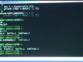Tableaux d'entiers, partie 1. Cours du 18 août 2012.