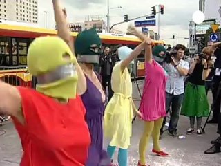 Protests across Europe at Pussy Riot sentence
