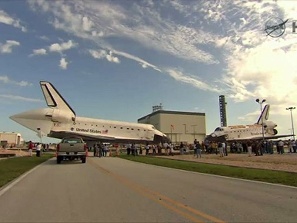 Shuttles Endeavour & Atlantis Nose to Nose One Final Time