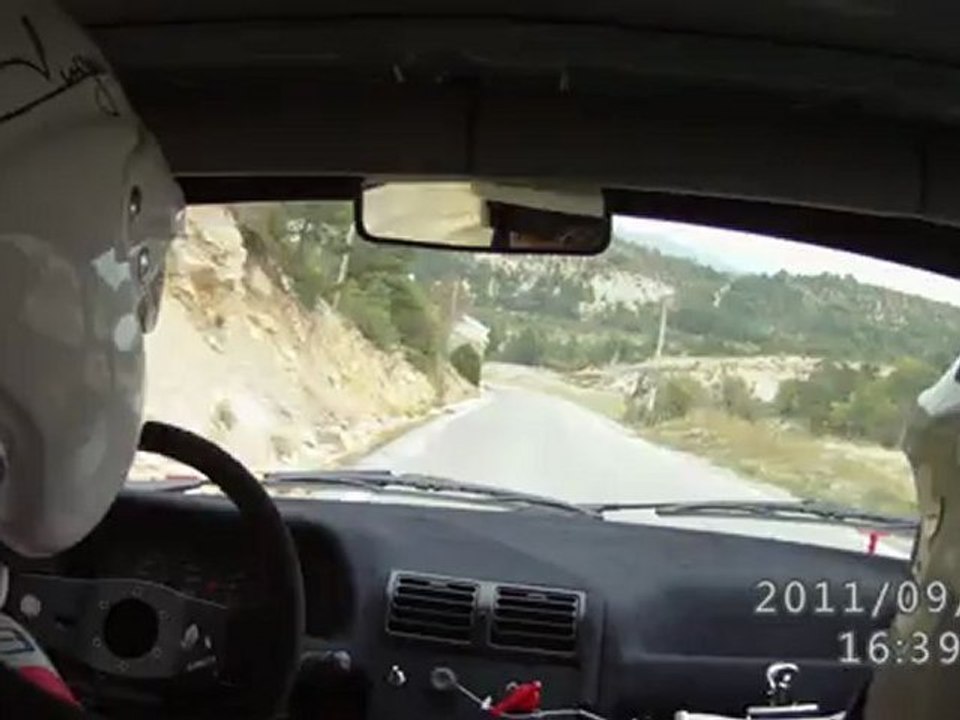 rallye de fayences 2011 dalbera/parred  teamvaliplan   ,comps trigances