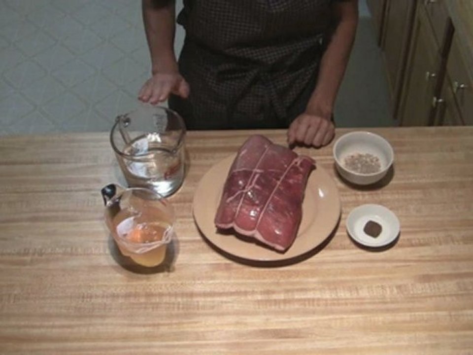 Slow Cooker French Dip part 1