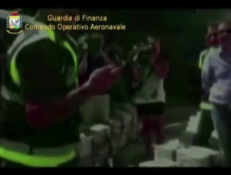 Pratica di Mare (RM) - Tre tonnellate di cocaina sequestrate in pieno Oceano Atlantico (17.08.12)