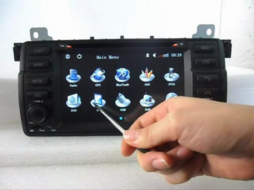 BMW E46 DVD Player, BMW M3 DVD Navigation TV, BMW E46 M3 Radio DVD Bluetooth