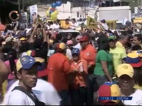 Así fue el recorrido de Capriles Radonski en Carabobo