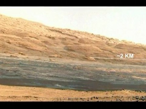 Mars rover photographs first target - a rock