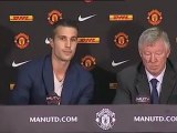 Robin Van Persie - Official Manchester United with Sir Alex Ferguson