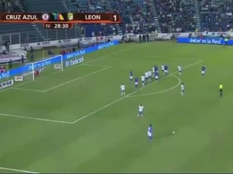 Un coup franc lointain qui finit en lucarne !