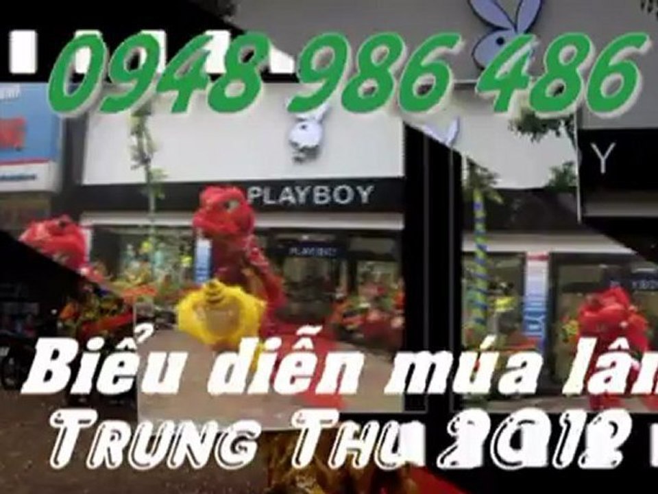 Biểu diễn múa lân trung thu 2012 Lh- 0948986486