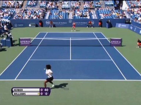 Cincinnati: Kerber fegt Serena Williams vom Platz