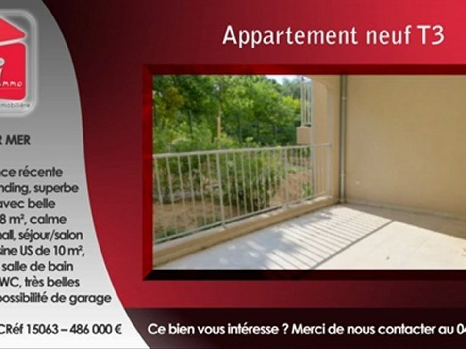 APPARTEMENT NEUF SANARY PROGRAMME IMMOBILIER NEUF SANARY SUR MER
