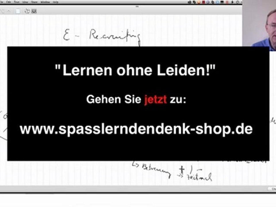 E Recruting, Teil 1