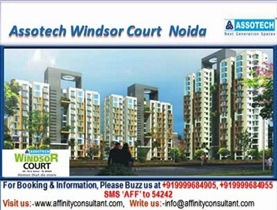 Assotech Windsor Court Apartments Sector 78 Noida @09999684905