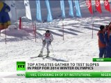 Piste Twist: Olympic downhill test-run as Sochi hosts World Cup