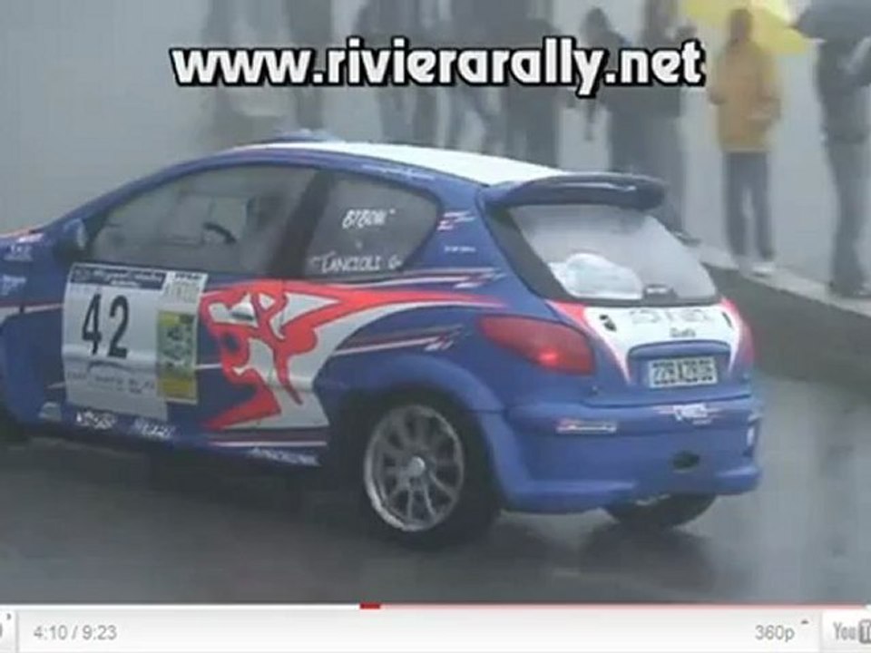 Rallye de l'Escarène 2011 dalbera 205 gti f2014 teamvaliplan col de braus/ Cabanette