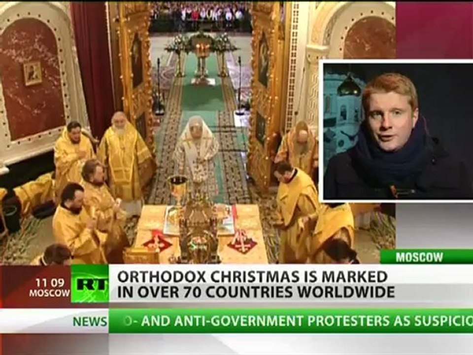 Orthodox Christians celebrate Christmas worldwide