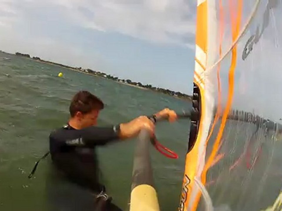 planche avec gopro sur l'arriere wishbone