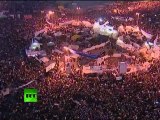 Video: Fireworks over Cairo as thousands occupy Tahrir