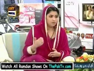 Faizan-e-Ramzan By Ary Digital - 18th August 2012 (Aftar) - Part 2