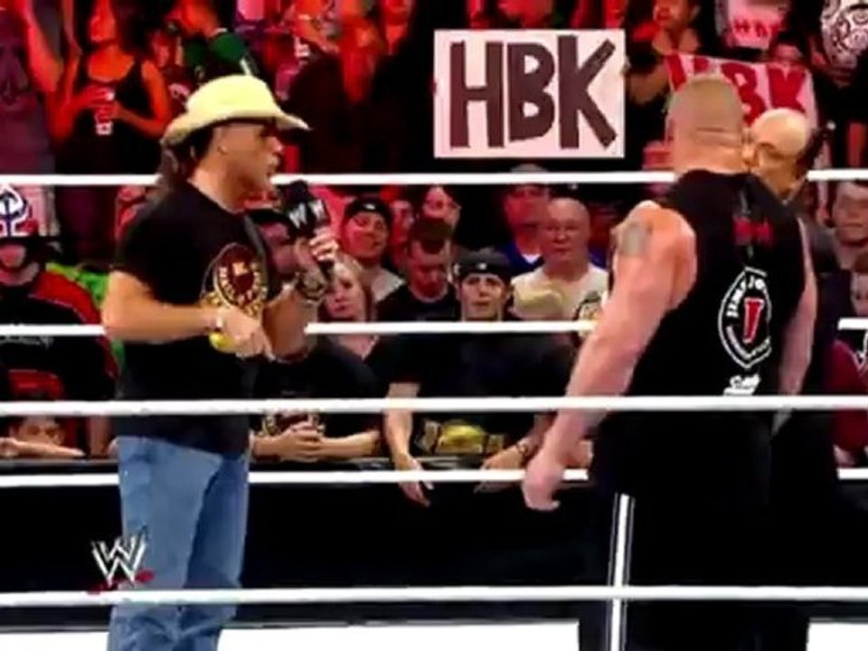 TRIPLE H vs BROCK LESNAR PROMO