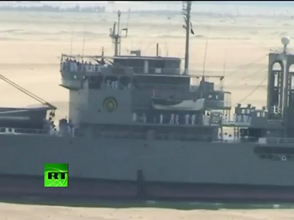 Iran's naval warships enter Suez Canal first time in 3 decades