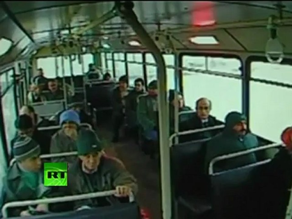 Dramatic CCTV: Moment of bus crash caught on tape in Turkey