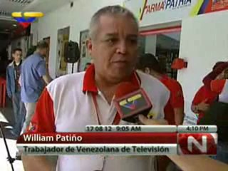 (VÍDEO) FarmaPatria número 14 inaugurada en VTV 17.08.2012