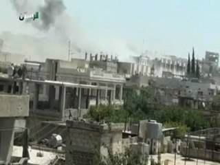 Syrian city hit by shelling