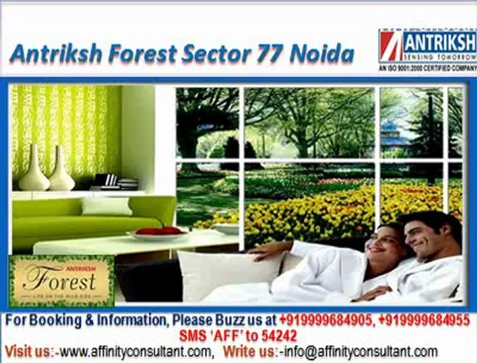 Antriksh Forest Apartments Sector 77 Noida @ 09999684905