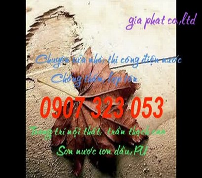 Dịch vụ sửa chữa nhà quận 5 tphcm call 0907 323 053