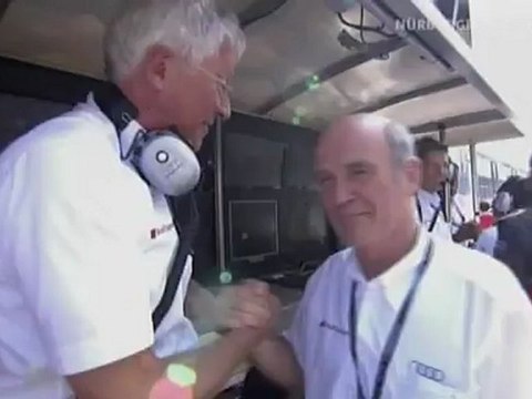 DTM 2012 Nurburgring - Last 10 Laps and Interview