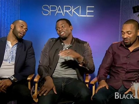 Interview w/ the men of Sparkle | (Mike Epps, Derek Luke, Omari Hardwick)