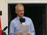 WikiLeaks founder Julian Assange speaks