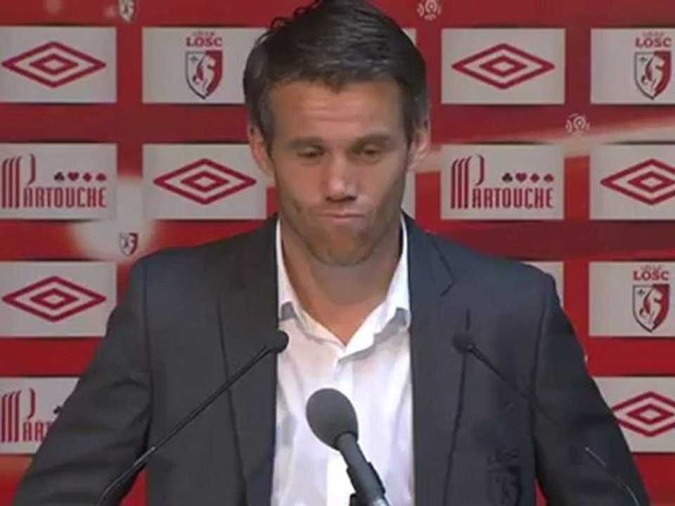 Conférence de presse LOSC Lille - AS Nancy Lorraine : Rudi GARCIA (LOSC) - Jean  FERNANDEZ (ASNL) - saison 2012/2013