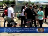Comerciantes y transportistas, los más afectado tras el colapso del puente en Cúpira