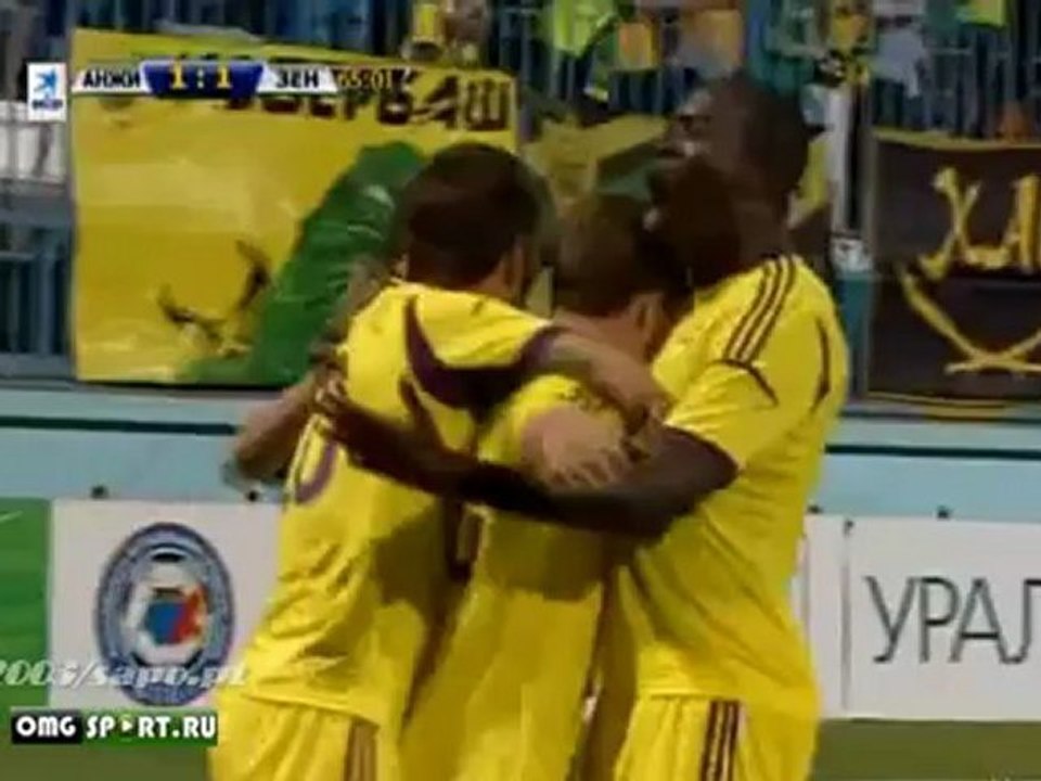 ANZHI 1-1 ZENIT Full highlights / 19.08.2012