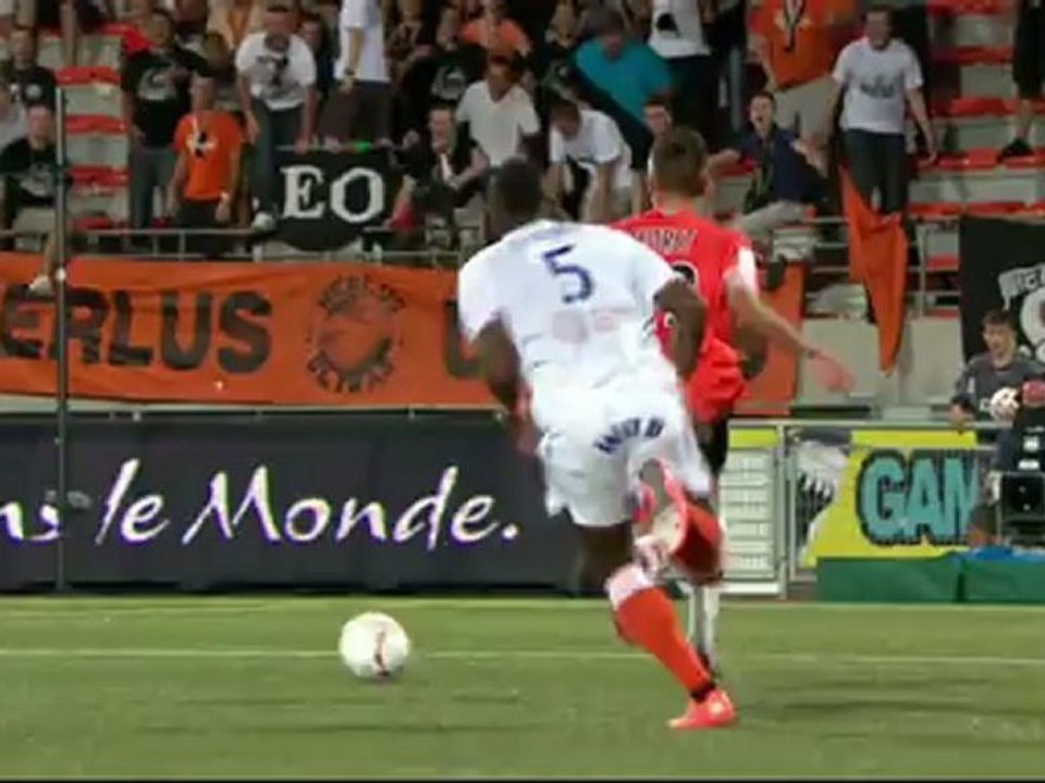 But Jérémie ALIADIERE (90ème +2) - FC Lorient - Montpellier Hérault SC (2-1) - saison 2012/2013