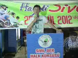 SİVEREK'TE HALK KÜRSÜSÜ ÜÇÜNCÜ OTURUM BİRİNCİ BÖLÜM