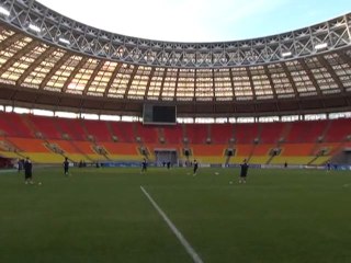 Fenerbahçe, Moskova'da ilk antrenmanını gerçekleştirdi