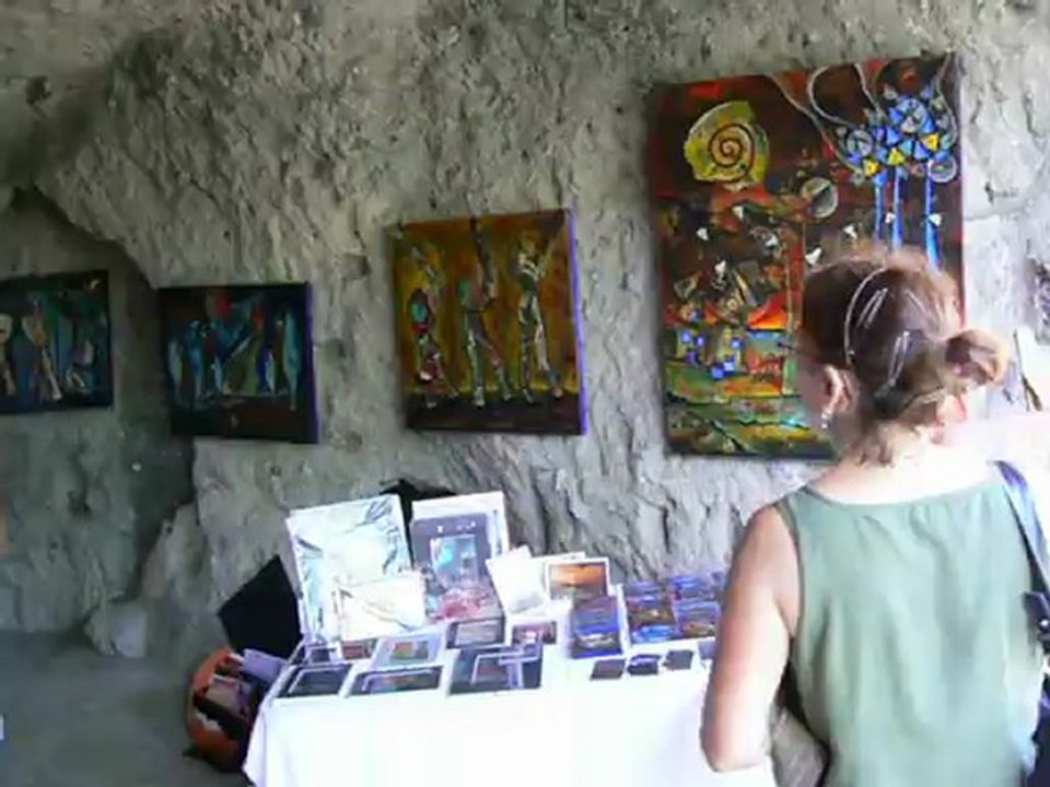 Marie Bazin aux Troglodytes de Monton