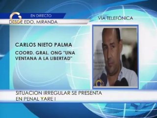 Reportan motín en Internado Judicial Yare I con familiares adentro