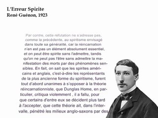 René Guénon : La Réincarnation
