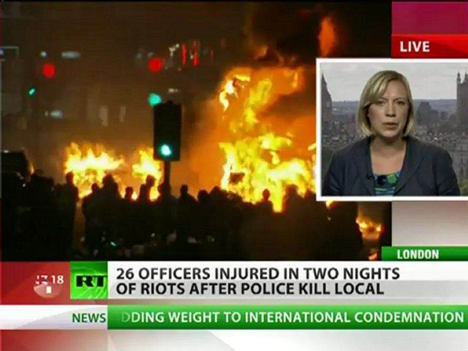 Britain Burns: London riots rage with looting & clashes