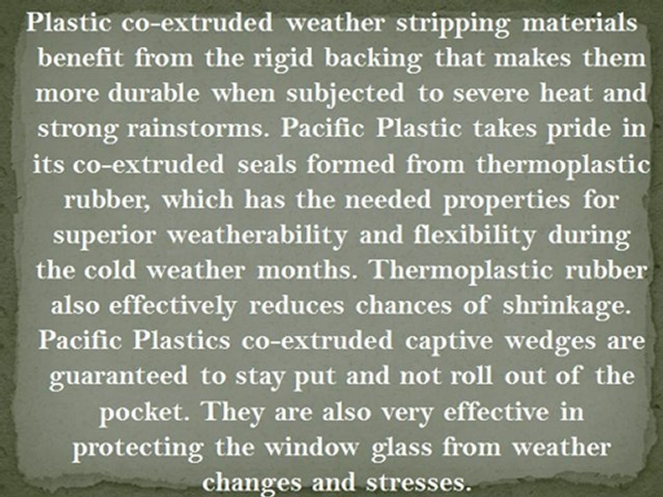 Plastic Extruded Products for Better Window Construction