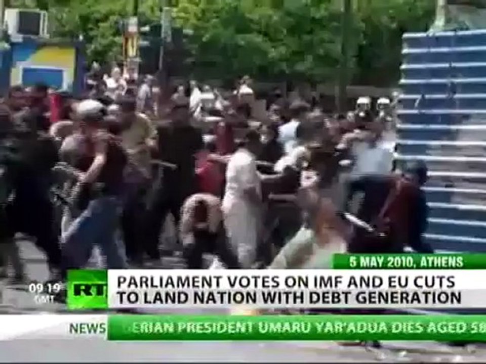 Gerald Celente on Greece: People will rise against bank bailouts globally