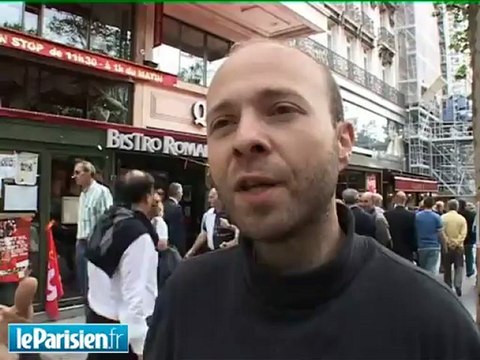 Sans-papiers: des grévistes enfermés au Bistro romain